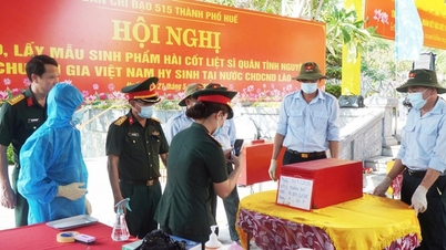 Die Stadt Hue setzt DNA-Tests ein, um die Überreste gefallener Soldaten zu identifizieren.
