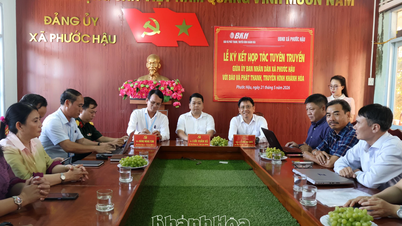 ឃុំភឿកហៅ ចុះហត្ថលេខាលើកិច្ចព្រមព្រៀងសហប្រតិបត្តិការសម្រាប់ការផ្សព្វផ្សាយជាមួយកាសែត និងវិទ្យុ និងទូរទស្សន៍ខាញ់ហ័រ។