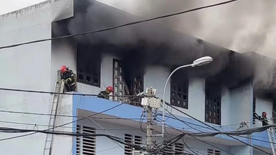 Orașul Ho Și Min: Un depozit de electrocasnice a suferit pagube mari în urma unui incendiu.