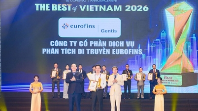 Eurofins GENTIS secara mengesankan memenangkan dua penghargaan bergengsi di ajang The Best of Vietnam 2026.