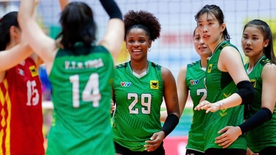 Etter å ha slått Hanoi Tasco Auto, avanserte VTV Binh Dien Long An til finalen i VTV9 - Binh Dien Cup.