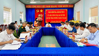 Đoàn Kiểm tra, giám sát số 21 của Bộ Chính trị, Ban Bí thư làm việc với Ban Thường vụ Đảng ủy xã Gào
