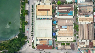 A Fábrica Eletromecânica de Thong Nhat antes de sua transformação em um complexo de apartamentos.