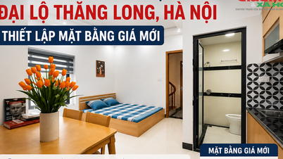 Hanoi'deki Thang Long Bulvarı boyunca yer alan mini apartman binaları, yeni bir fiyat standardı belirliyor.