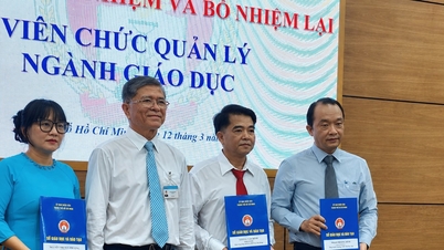 Ho-Chi-Minh-Stadt ernennt 3 Schulleiter für neu gegründete öffentliche Gymnasien.