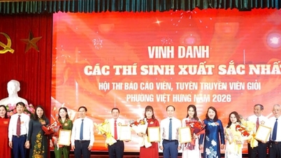 Lan tỏa tinh thần chuyển đổi số qua Hội thi Báo cáo viên phường Việt Hưng