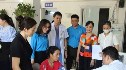 ສະຫະພັນແຮງງານຂອງຕາແສງແທງຈີໄດ້ໃຫ້ການກວດສຸຂະພາບໂດຍບໍ່ເສຍຄ່າແກ່ກຳມະກອນເກືອບ 100 ຄົນ.