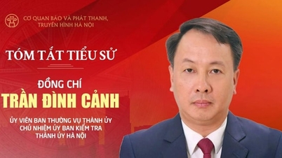 Tóm tắt tiểu sử Chủ nhiệm Ủy ban Kiểm tra Thành ủy Hà Nội Trần Đình Cảnh