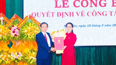 Nghe An annuncia la decisione relativa al trasferimento e alla nomina del Presidente della Corte popolare provinciale.