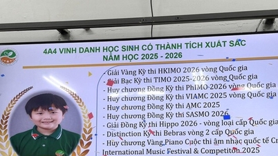 ลูกชายของนักร้องชื่อดัง โด ฮวาง เหียบ ได้รับรางวัลระดับนานาชาติมากมายขณะเรียนอยู่สองโรงเรียนพร้อมกัน