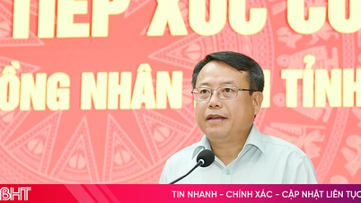 Menerima dan memberi maklum balas kepada cadangan pengundi di Ha Tinh.