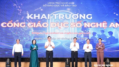 Il Dipartimento dell'Istruzione di Nghe An lancia un portale di istruzione digitale.