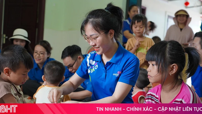 Vinh Pagoda میں یتیموں کو زیادہ پیار دینا