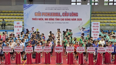 Ceremonia otwarcia Turnieju Pickleballa dla Dzieci i Młodzieży Prowincji Cao Bang 2026 – Gazeta internetowa Cao Bang