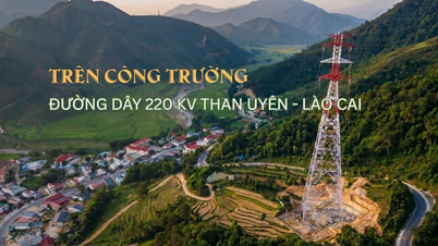 Na placu budowy linii elektroenergetycznej 220 kV Than Uyên – Lào Cai.
