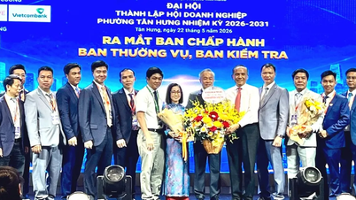Lansering av Tan Hung Ward Business Association for perioden 2026–2031.