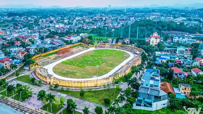 Ocelový stadion Thai Nguyen je nyní osvětlen.
