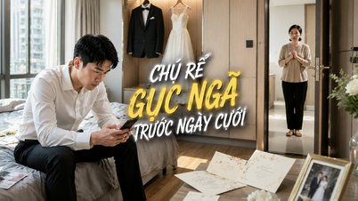 Thanh Tam conta a história: O noivo desmaiou antes do dia do casamento.