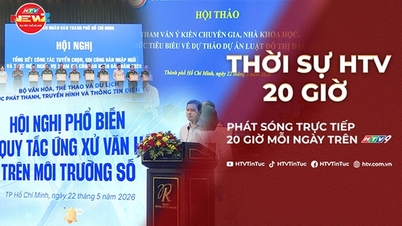 HTV News, 22. Mai 2026 | Gesetzentwurf über städtische Sondergebiete: Fast 300 Bestimmungen zu neuen Zuständigkeiten für Ho-Chi-Minh-Stadt.