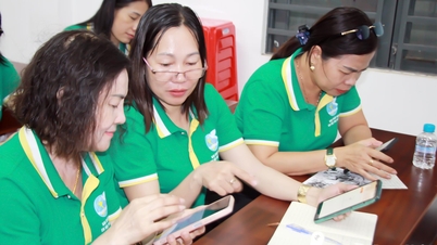 Vrouwen in Dong Nai slaan de handen ineen voor digitale transformatie.