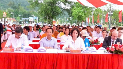 Demonstrasjon i Hai Phong for å markere den internasjonale dagen for biologisk mangfold.