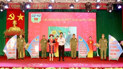 Das Team der Gemeinde Thanh Thuy gewann den ersten Preis beim Wettbewerb für Kräfte, die an der Aufrechterhaltung von Sicherheit und Ordnung auf lokaler Ebene im Gebiet III beteiligt sind.