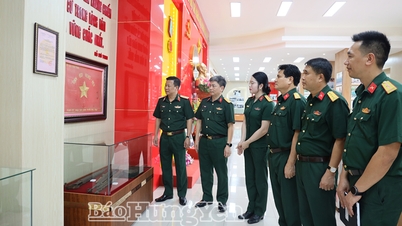 Kiểm tra hoạt động công tác tuyên huấn đợt 1 năm 2026 tại Bộ Chỉ huy Quân sự tỉnh Hưng Yên