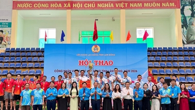 Sportfest für Arbeiter, Angestellte und Tagelöhner im westlichen Cluster der Provinz Lam Dong
