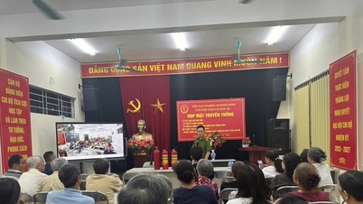 Tuyên truyền phòng cháy, chữa cháy cho người dân phường Khương Đình và Phương Liệt