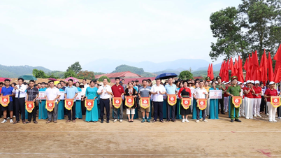 Hơn 300 vận động viên tham gia Đại hội Thể dục, thể thao các xã Hùng Đức, Minh Thanh lần thứ I