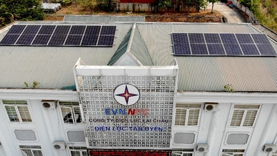 Kuasa solar atas bumbung: Perjalanan hijau oleh Syarikat Kuasa Lai Chau.
