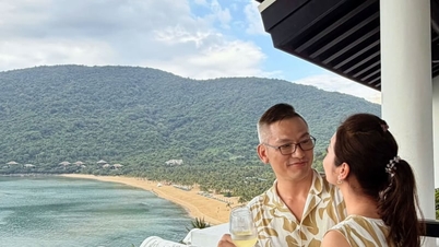 Den eneste vietnamesiske skjønnhetsdronningen som har vunnet Miss Asia i Amerika viser frem lykkelige øyeblikk med sin velstående ektemann.