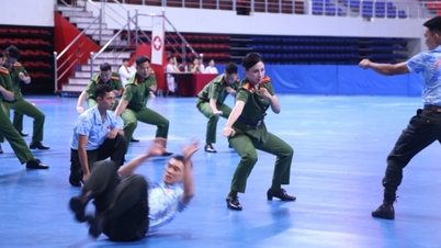 The first martial arts competition of the People's Police Military, Martial Arts and Sports Games.