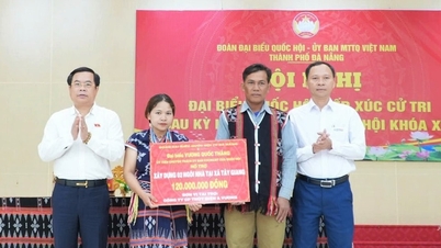 Công ty Cổ phần Thủy điện A Vương hỗ trợ xây 10 nhà đại đoàn kết cho gia đình khó khăn