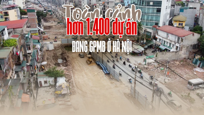 ພາບລວມຂອງໂຄງການເກັບກູ້ທີ່ດິນຫຼາຍກວ່າ 1,400 ໂຄງການທີ່ກຳລັງດຳເນີນຢູ່ໃນນະຄອນຫຼວງຮ່າໂນ້ຍ.