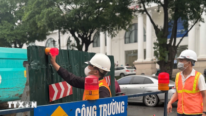 Hà Nội điều chỉnh tổ chức giao thông phục vụ thi công dự án chống úng ngập