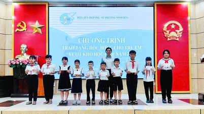 Kvinneunionen i Ninh Hoa-distriktet organiserer aktiviteter for å støtte kvinner og barn.