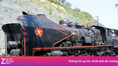 รถไฟไอน้ำได้ปรากฏขึ้นในเมืองกวีญอนแล้ว