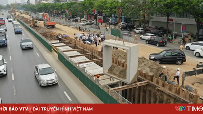 Hanoi telah memblokir beberapa jalan pusat kota untuk pembangunan sistem drainase.