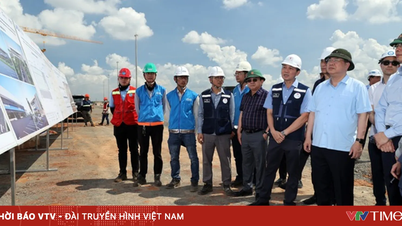 De vicepremier inspecteert de voortgang van de werkzaamheden aan de luchthaven Long Thanh en de snelweg Ho Chi Minh-stad - Long Thanh - Dau Giay.