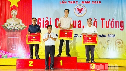 Khai mạc Giải Cờ vua, Cờ tướng phường Nam Định năm 2026