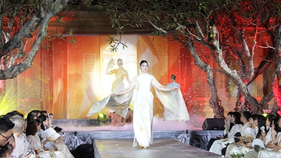 Vietnamesisk Ao Dai harmoniserar med Cham-arvet.