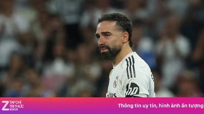 Carvajal brach während seines letzten Spiels für Real Madrid in Tränen aus.