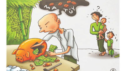Coin des dessins animés : Combattre résolument la toxicomanie