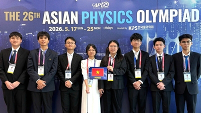 Vietnamlı öğrenciler 2026 Asya Fizik Olimpiyatı'nda 6 gümüş madalya kazandı.