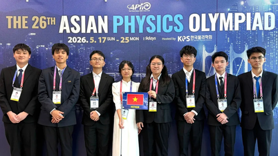 Tim nasional Vietnam meraih hasil yang memuaskan di Olimpiade Fisika Asia 2026.