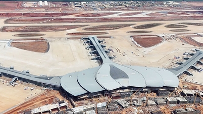 El aeropuerto de Long Thanh alcanza el 76% de su capacidad: se acelera el progreso en los paquetes de contratos esenciales.