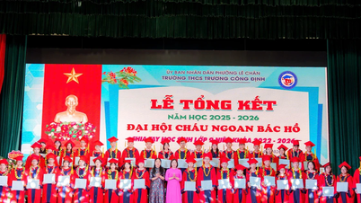 Hai Phong: Truong Cong Dinh videregående skole skinner med fruktene av sitt arbeid i skoleåret 2025–2026.