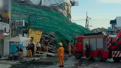 Un immeuble de neuf étages s'est effondré aux Philippines ; de nombreuses personnes seraient piégées sous les décombres.
