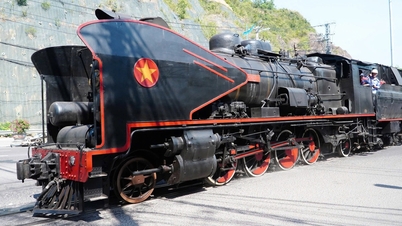 Locomotivele cu aburi care circulă în și din gara Quy Nhon nu sunt destinate turismului local.